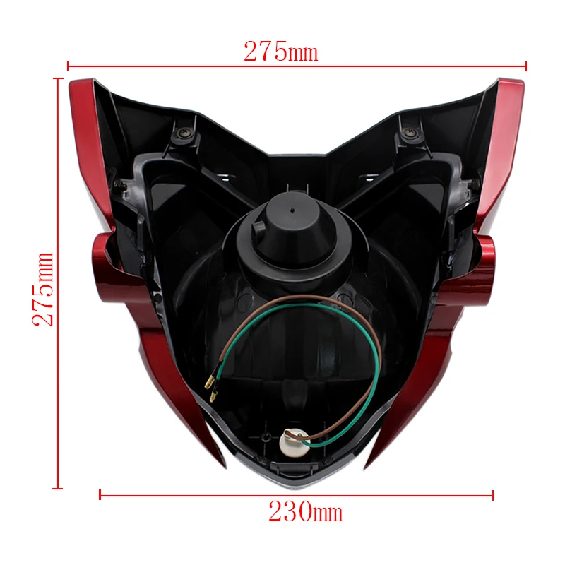 Nordson 12 В мотоциклетный головной светильник Универсальный Rracing налобный фонарь мотоциклетный головной светильник светодиодный аксессуары для Yamaha FZ16