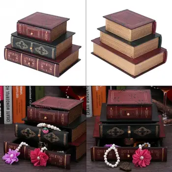 

Fashionable Book Shape Jewelry Gift Storage Chest Box Case Organizer Drawer Jewellery Storage Box Case Organizer Box