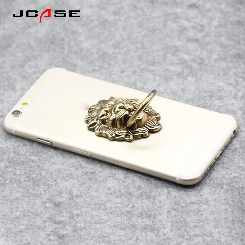 Jcase General Phone Finger Ring Holder 360 Degree Stand For IPhone X 7 6 plus Samsung Xiaomi vivo X9 Smartphone Tablet plain bag