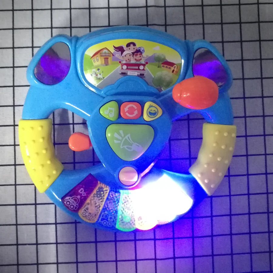 Simulated Driving Toy Instruments For Kids Baby Steering Wheel Musical Handbell Developing Educational Toys Children Gift DS19 Simulated Driving Toy Instruments For Kids Baby Steering Wheel Musical Handbell Developing Educational Toys Children Gift DS19