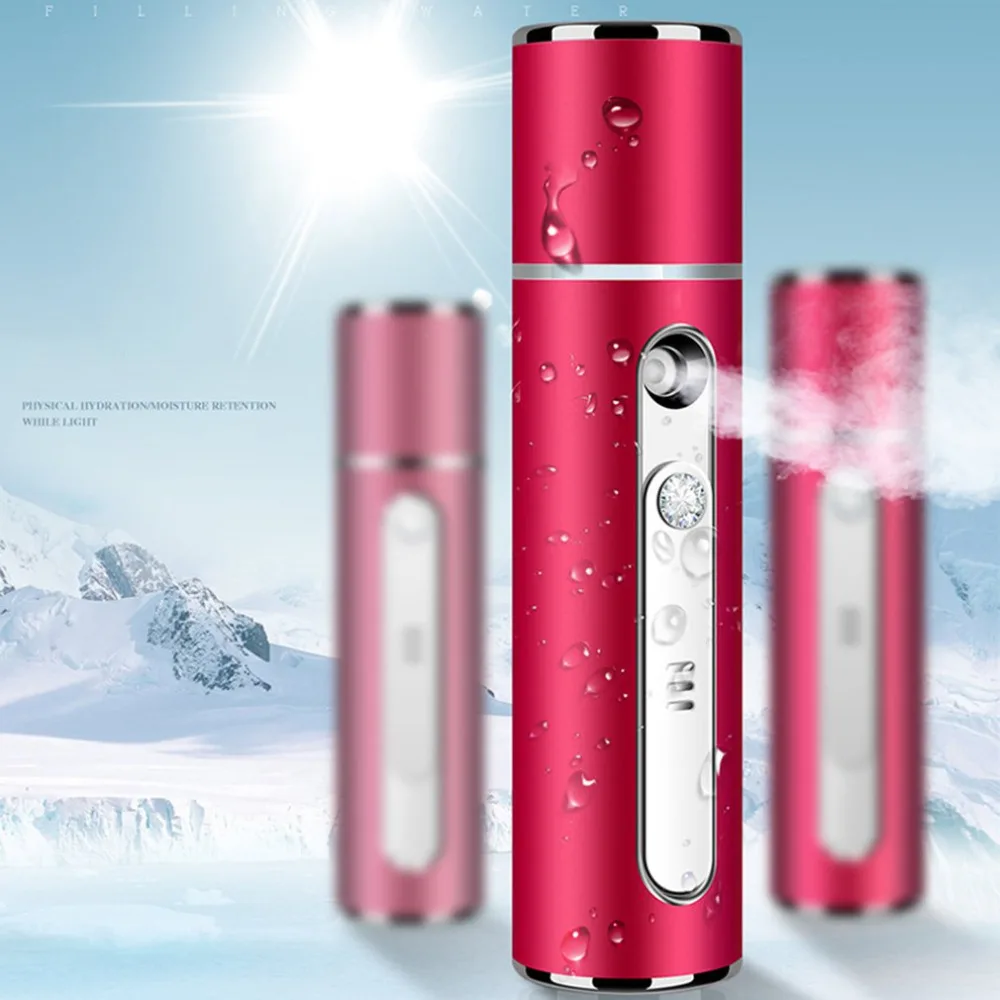 

2018 NEW USB Rechargeable Water Meter Steam Unisex Spray Device Beauty Instrument Portable Facial Moisturizing Instrument