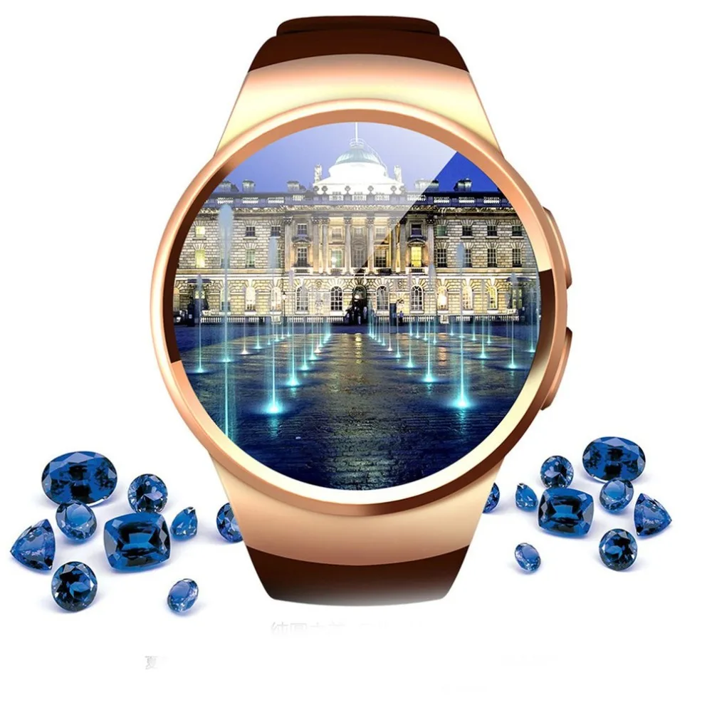 

KW18 Bluetooth Smart Wristband Touch Screen Heart Rate Monitor and Pedometer Smart Health Watch Water Resistant