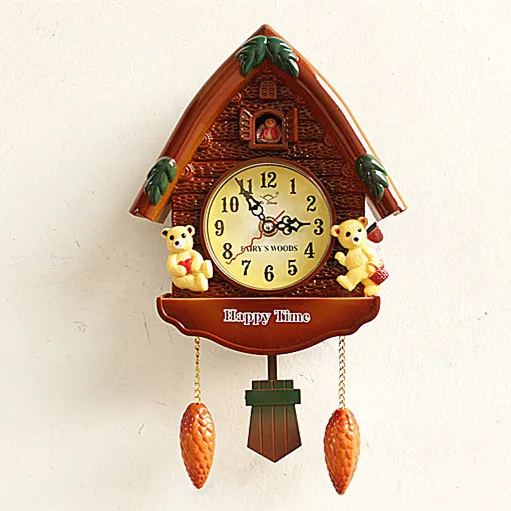 Musical Singing Wall Clock Musical Alarm Clock Hanging Clock Time for