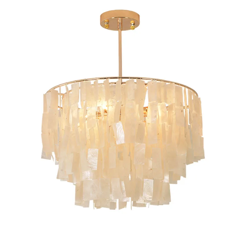 

Modern Pendant Light LED Nature White Sea Shell E14 Bulb Aisle Lamp Bedroom Lamp Indoor Home Lighting Light Fixture