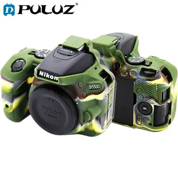 

PULUZ Soft Silicone Protective Camera Shell Case Cover Skin for Nikon D5500/D5600