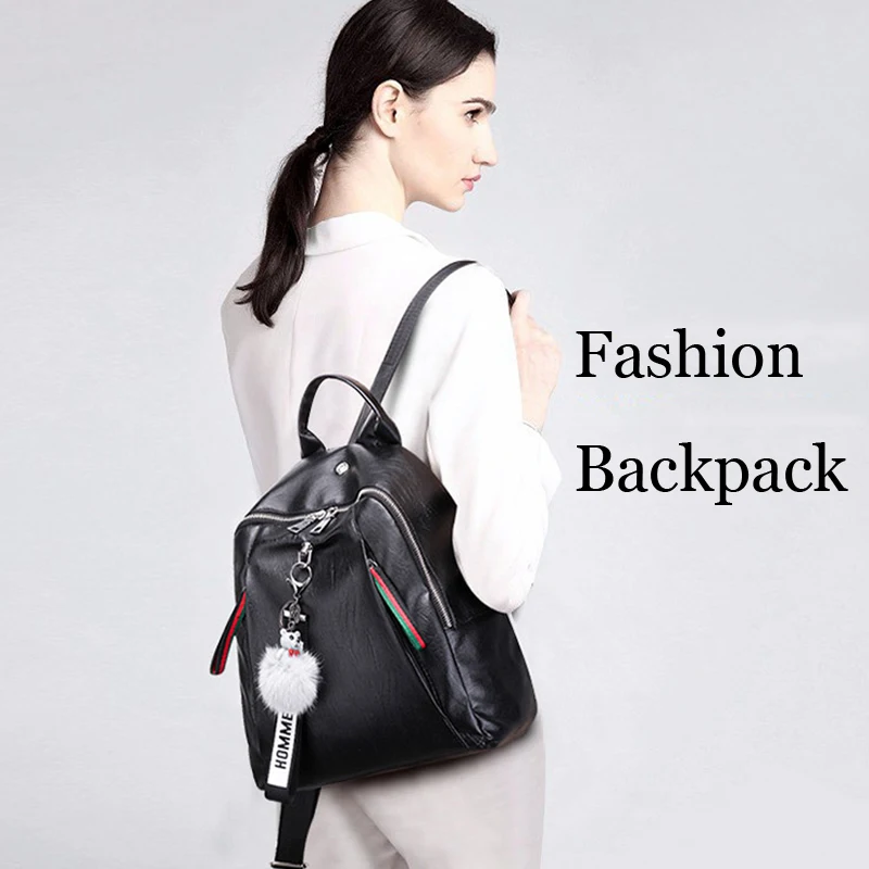 Модный женский рюкзак из искусственной кожи, дорожная сумка на плечо, женский рюкзак для девочек