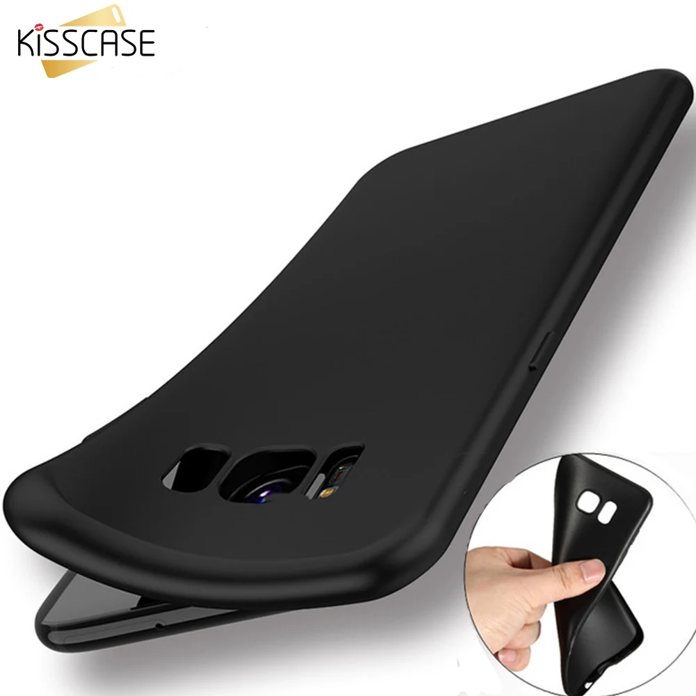 

KISSCASE Soft TPU Ultra Thin Matte Case For Samsung Galaxy S8 S8 Plus S7 S6 Edge Cover For Samsung S8plus Protective Back