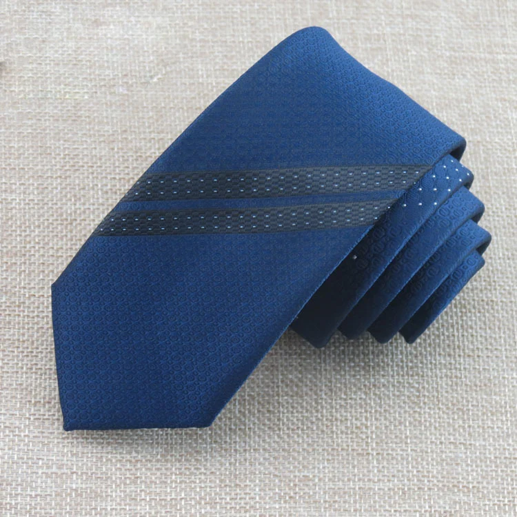 Новое поступление мужские галстуки 6 см Узкий Тонкий шелковый галстук Повседневная мода Британский Стиль Свадебные Узкие галстуки Галстук подарки для мужчин - Цвет: DW-E09