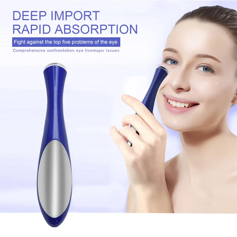 

Eye Pain Relief Wrinkle Puffiness Removal Dark Circle Vibration Massager Beauty Care Mini Pen Tool Electric Vibration Portable