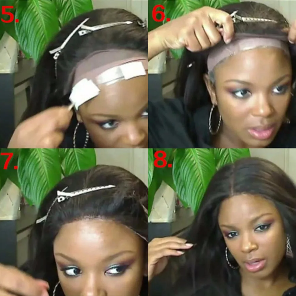3pcs Hair Extensions Tape Double-side Strong Adhesive Wig Lace Skin Weft Toupee Hair Styling Accessory Tools Adhesives