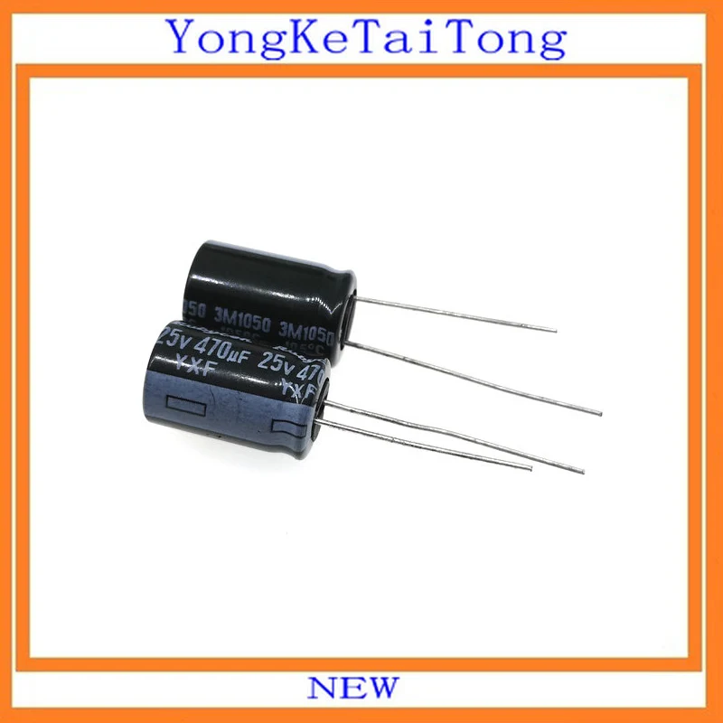 

10PCS 25V470UF 105C 25V 470UF 470UF25V Capacitor