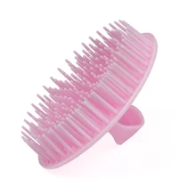 1 шт., пластиковое мытье шампунем, массажер для волос, расчески для головы, душа, тела, бороды, шампунь, щетка, инструменты для укладки волос, синий/розовый/зеленый/желтый