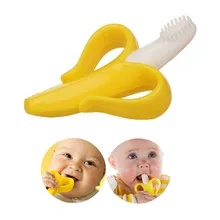 High Quality Silicone Toothbrush And Environmentally Safe Baby Teether Teething Ring Kids Teether Children Chewing I0015
