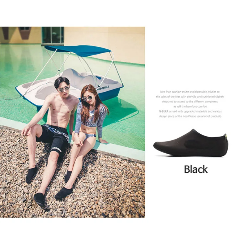 

Durable Sole Barefoot Water Skin Shoes Aqua Socks Beach Pool Sand Swimming Yoga Water Aerobics Sock Shoes YA88