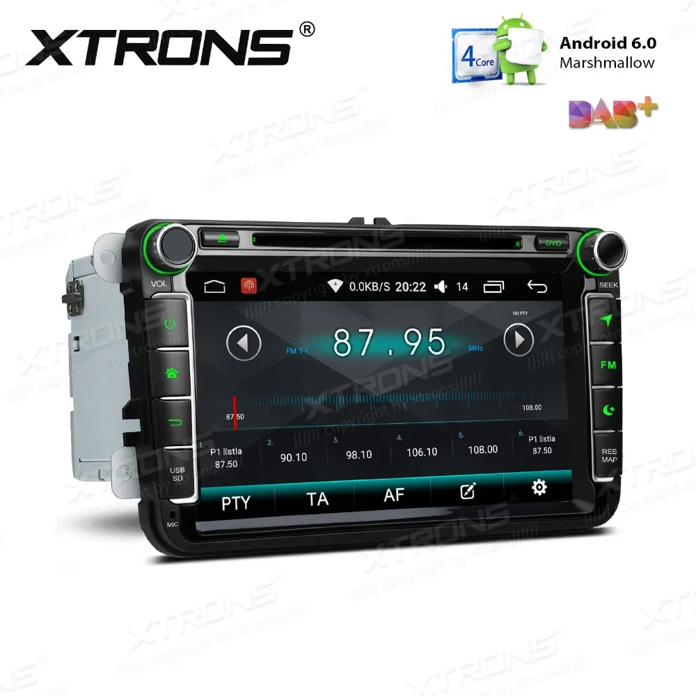 Clearance XTRONS 7" Android Radio Car DVD Player Stereo GPS Navigation USB for VW Volkswage Vento Sharan Magotan SEAT Leon Mk2 for SKODA 1