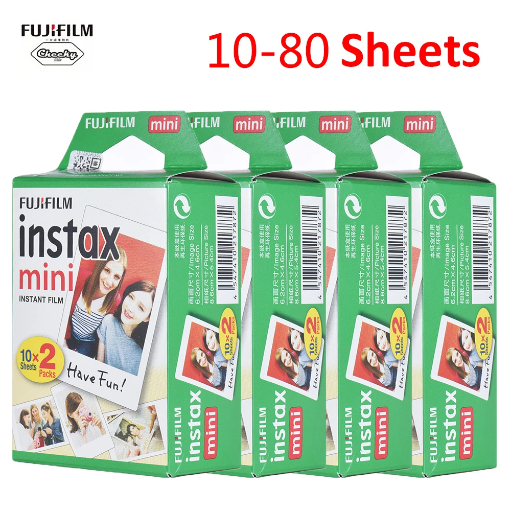 

Genuine fujifilm Instax Mini Film White Photo Paper Snapshot Album Instant Print for Fujifilm Instax Mini 7s/8/25/90/9