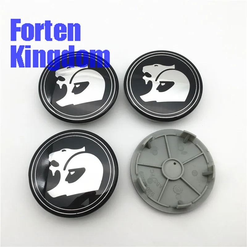 

Forten Kingdom 4 Pieces Car ABS Aluminum Black 63mm Custom Hub Wheel Center Centre Caps Hubcaps Cover 92043289