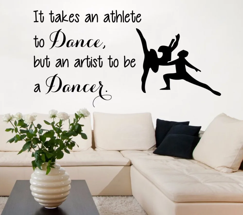 dance wall decal sport dance man woman dancers quote pvc wall sticker dance room gym wall - Sports Wall Stickers For Bedrooms dance wall decal sport dance man woman dancers quote pvc wall sticker dance room gym wall - Sports Wall Stickers For Bedrooms