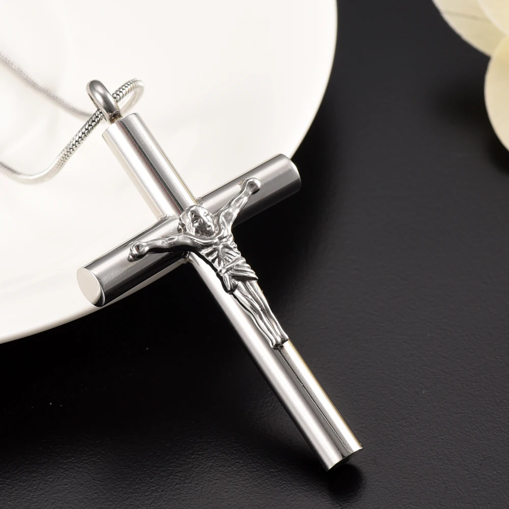 cremation cross necklace