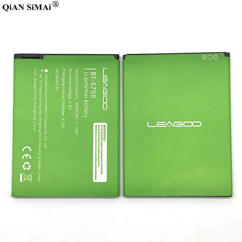 

New High Quality BT-5705 3000mAh battery For Leagoo M9 pro phone+ Tracking number