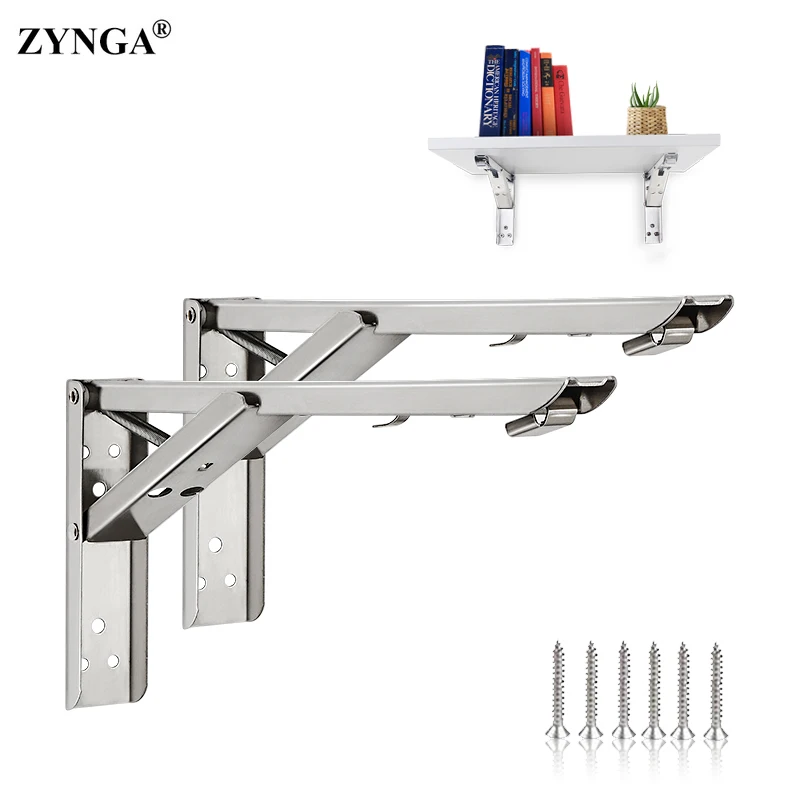 Folding Shelf Brackets Thickened Triangle Bracket Heavy Duty