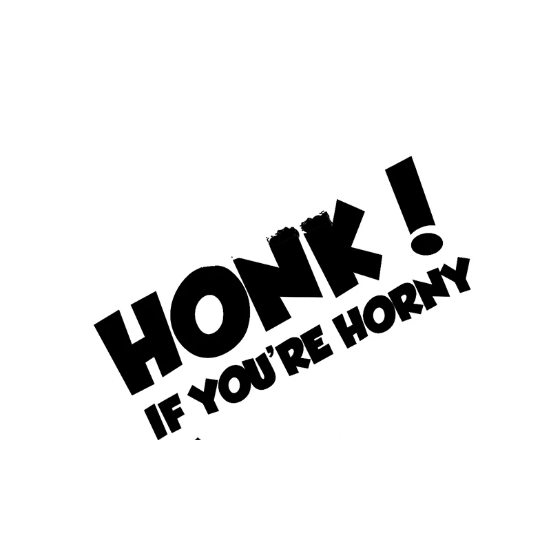 Honk If You're Horny Car Jdm 4x4 забавная виниловая наклейка графическая наклейка|vinyl stickers|4x4
