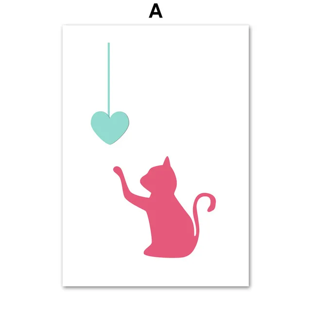 Nordic-Poster-Cartoon-Cat-Wall-Art-Canvas-Posters-And-Prints-Kids-Room-Canvas-Painting-Living-Room.jpg_640x640