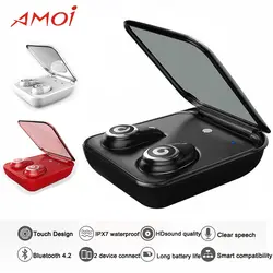 Amoi Bluetooth Wireless i7-Plus гарнитура для Galaxy S9 S9 + S9 Plus с Bluetooth V4.2 шумоподавление наушники 3 цвета доступны