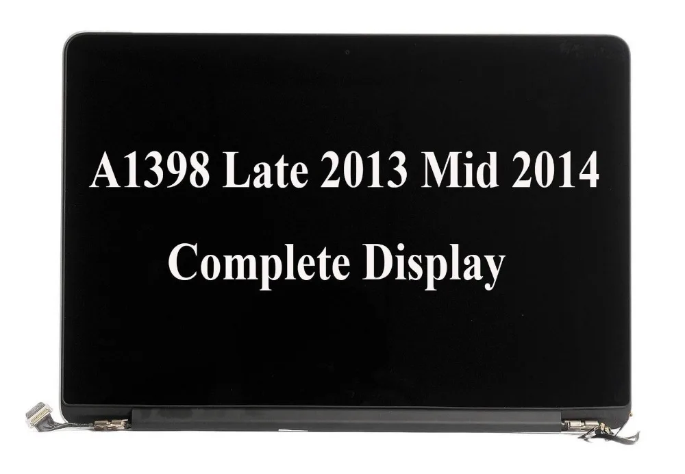 Оригинал 2013 2014 года ноутбук A1398 ЖК дисплей в сборе для Apple Macbook Pro retina 15 &quotA1398