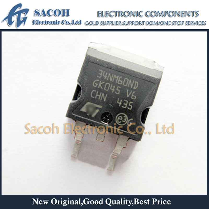 Free Shipping 10Pcs STB34NM60ND 34NM60ND STB34NM60N 34NM60N TO 263 29A ...