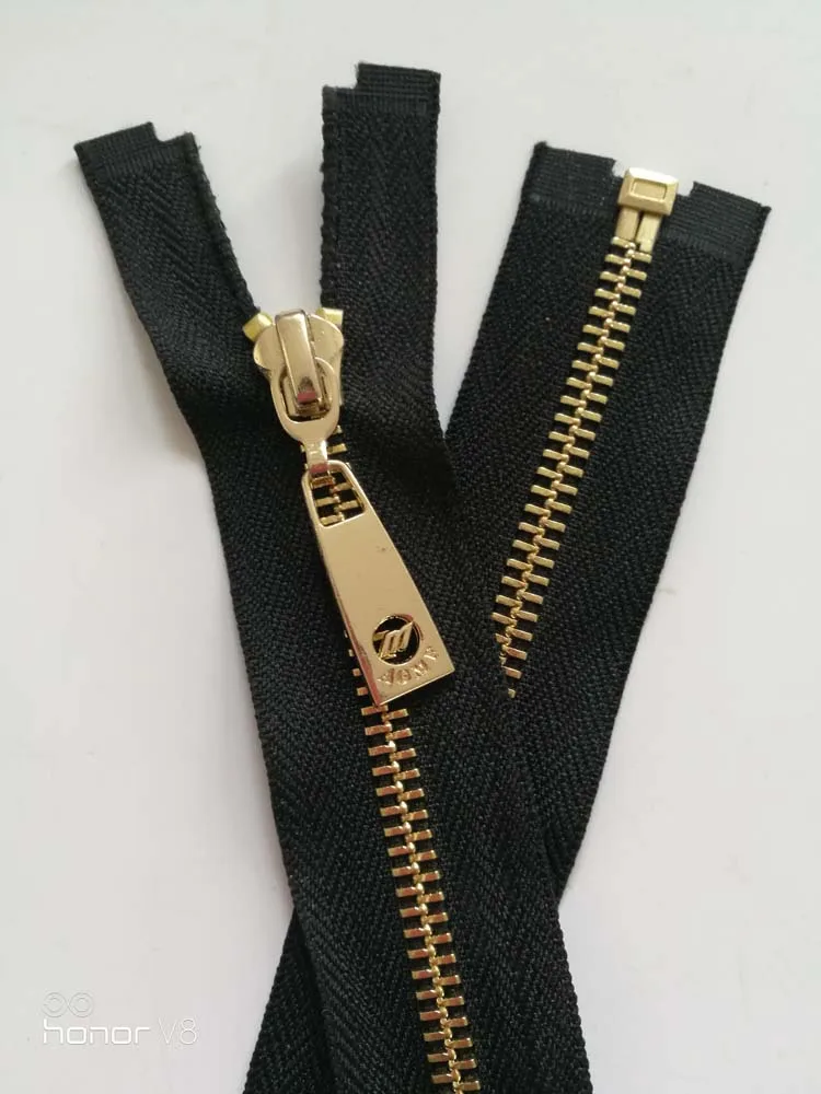 JEANS DENIM ZIP 6/'/' METAL TEETH BLACK