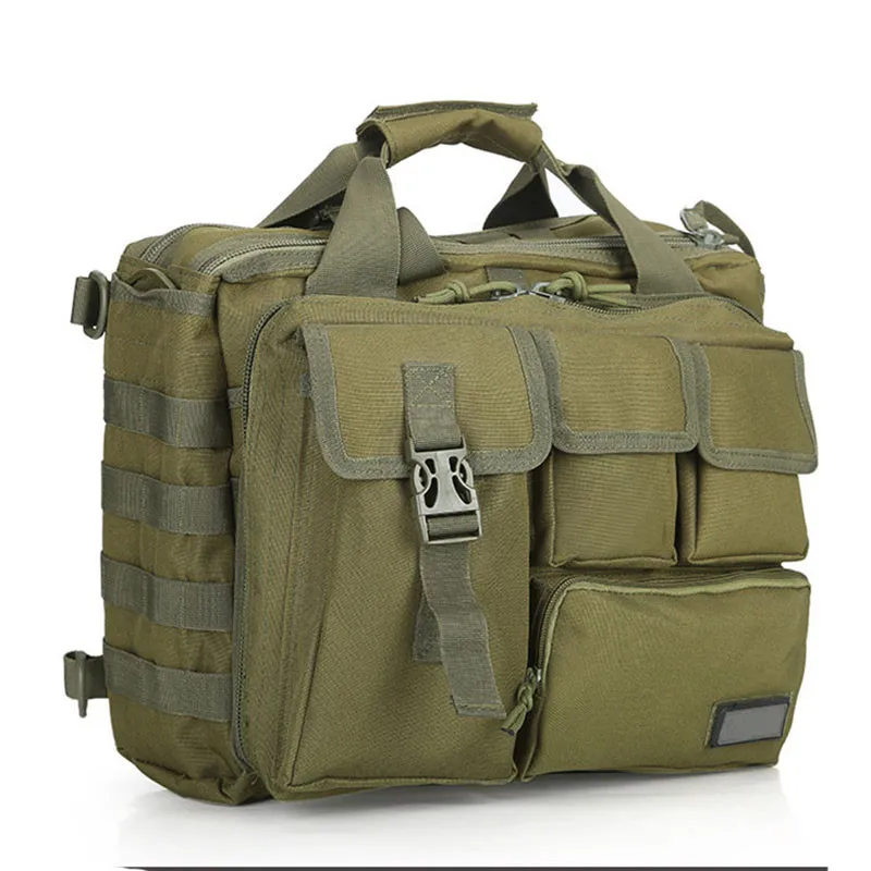 1" ноутбук Тактический Рюкзак Molle компьютерная дорожная сумка сумки на плечо спортивный рюкзак камера Mochila армейская сумка-мессенджер - Цвет: Green