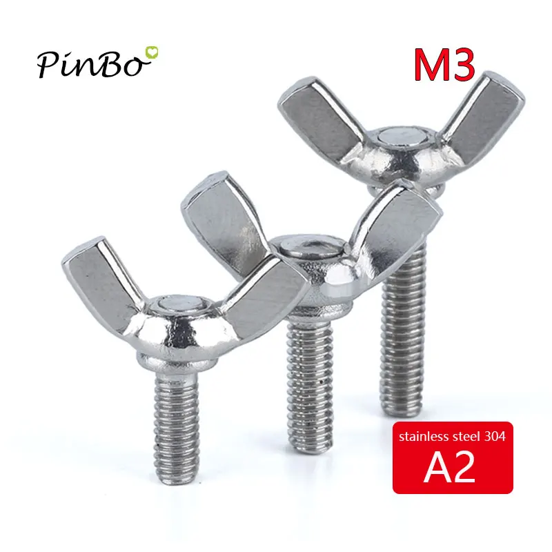 304 STAINLESS STEEL M5 M6 M8 DIN316 THUMB WING HAND BOLTS SCREWS 