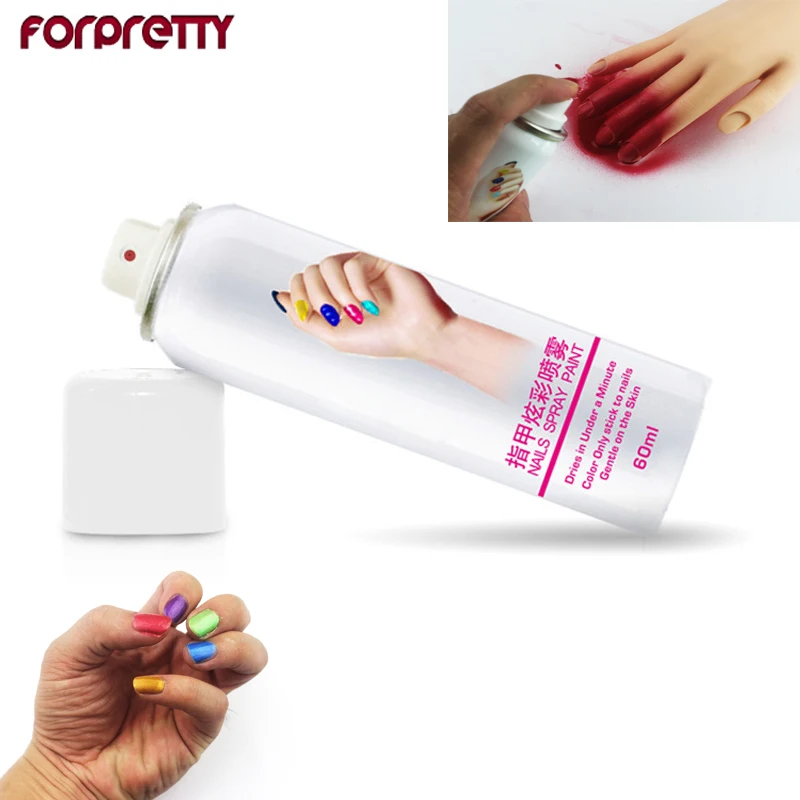 Spray Nail Polish 60ml Dryer Esmalte Para Unhas Em Smalto Per Unghie