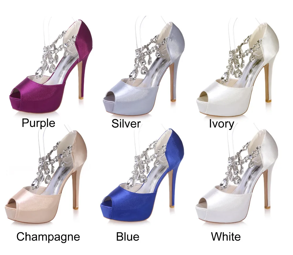 Creativesugar Sexy platform open toe satin pumps crystal diamond tassel strap party bridal wedding prom evening dress shoes heel Creativesugar Sexy platform open toe satin pumps crystal diamond tassel strap party bridal wedding prom evening dress shoes heel
