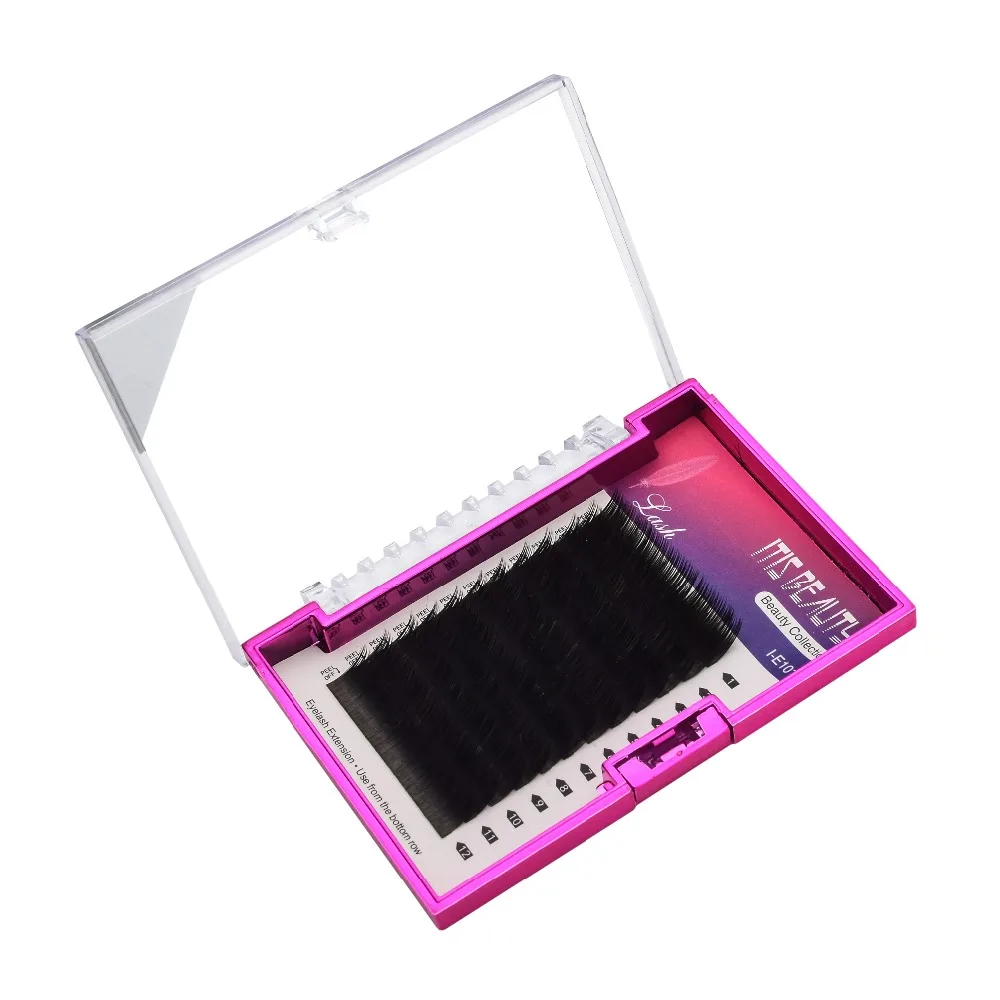 

I-E101 NEW Silk Ellipse Flase Eyelash Faux Mink Eyelash Extension 0.12 Thickness False Eyelash