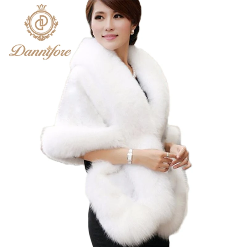 faux fur coat wedding