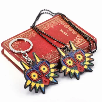 

12PCS/LOT hot game The Legend of Zelda: Majora's Mask alloy metal keychain key ring key holder for fans Chaveiro Llavevos