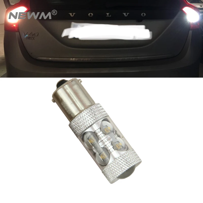 

1x 1156 P21W 50W High Power Canbus No Error Car LED Rear Reversing Tail Bulb For volvo xc90 xc60 v70 s80 s40 v60 c30 v50