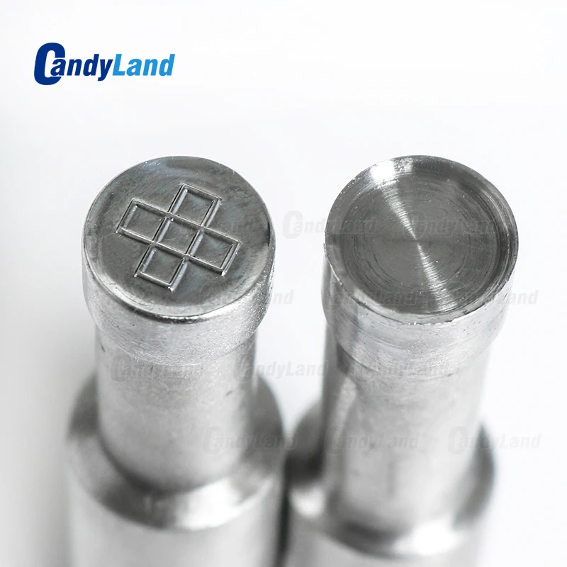 

CandyLand Cross Milk Tablet Die 3D Punch Press Mold Candy Punching Die Custom Logo Calcium Tablet Punch Die For TDP5 Machine