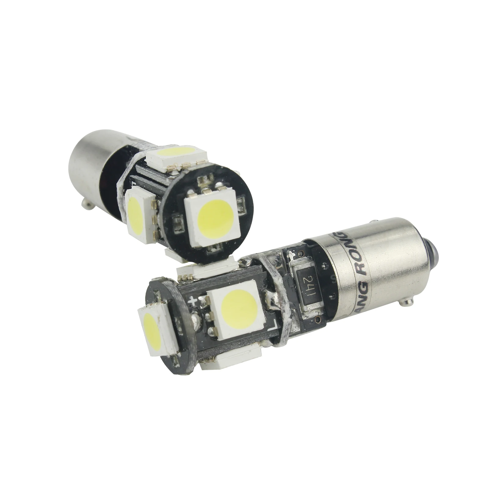 ANGRONG 2X H6W 434 Bax9s Canbus без ошибок 5 SMD светодиодный парковочные боковые лампы ксенон