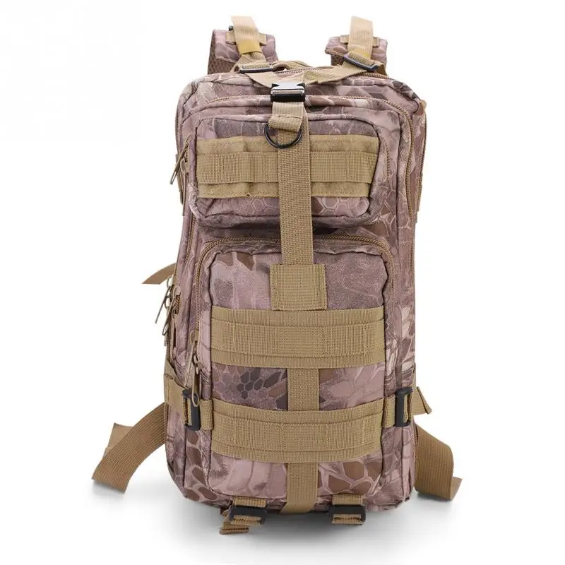35L сумка для скалолазания Водонепроницаемый Военный тактический рюкзак для велоспорта альпинистский рюкзак походные дорожные уличные сумки для мужчин и женщин спортивная сумка - Цвет: Python Khaki