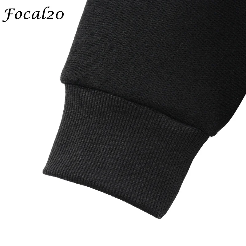 Женские бархатные толстовки с капюшоном Focal20 Harajuku готический панк свитшот