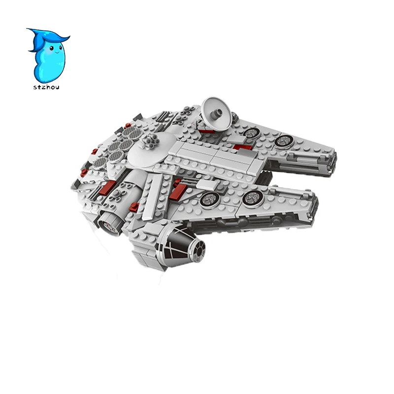 

StZhou series star wars model kits Millennium Falcon Force awakens 367Pcs Small size Model building blocks toys for children