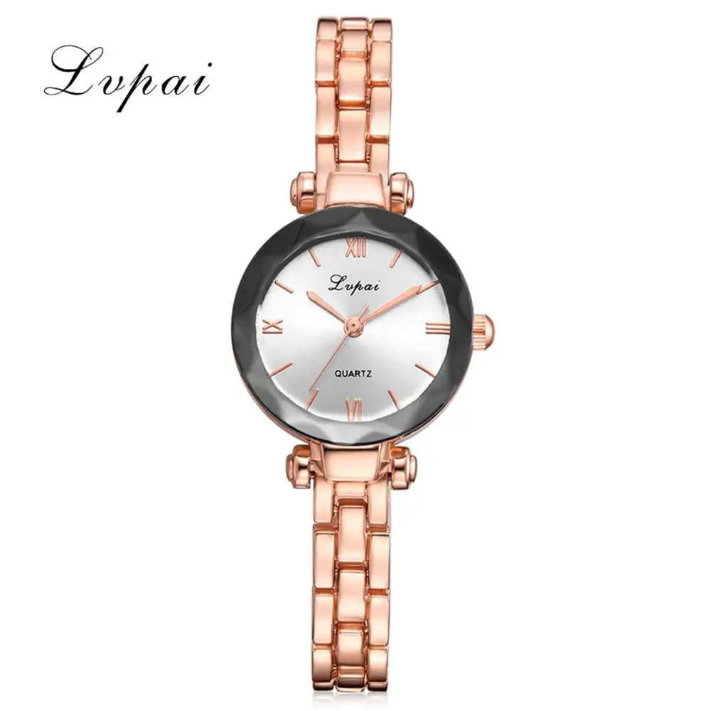 

Lvpai Quartz Women's Watches Fashion Transparent Border Thin Strap Bracelet Noble Luxury Rose Gold Dress Ladies Watch Reloj 2020