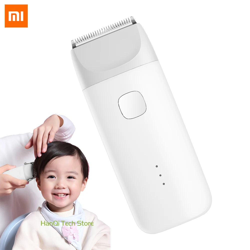 Xiaomi MiTu USB перезаряжаемая безопасная IPX7 Водонепроницаемая электрическая машинка для стрижки волос Бритва Бесшумный мотор для детей для маленьких мужчин Mijia Barber