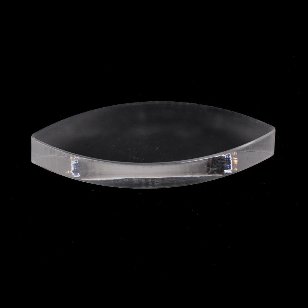 Acrylic Physical Biconvex Optical Lens Lab Equipment Experiment Tool on
