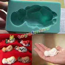 3D Детские спальные Силиконовые Формочки Для фондана торт декоративное Мыло Форма для украшений из мастики