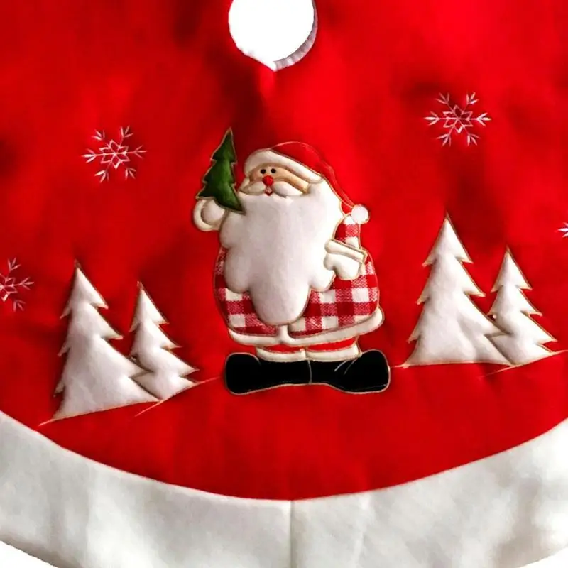 1 шт., белые плюшевые юбки для рождественской елки, меховой ковер, рождественские украшения для дома, натальные, новогодние украшения, navidad
