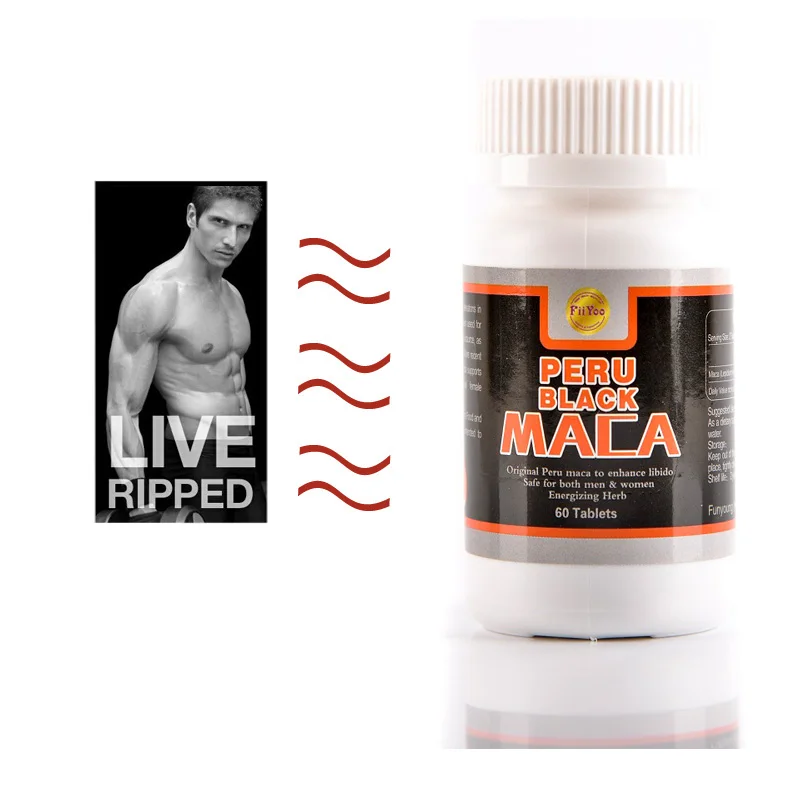 

best selling pure black maca root extracts tablets for health care